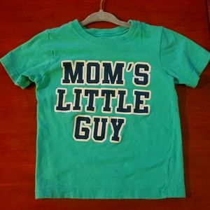 Mom's little guy tee